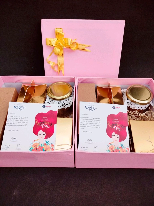 Hamper Box For Diwali Contains 100 Gm Dryfruit 1 Jar,1 Pack Cookies 6 Pcs,1 Jar Chocolate 10 Pcs ,Diya 