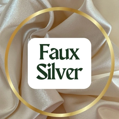 Faux Silver Earrings