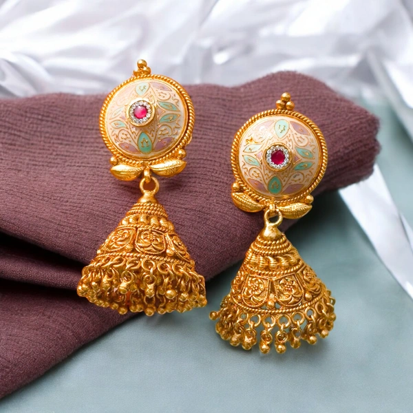 119 Akansha Meenakari Earrings