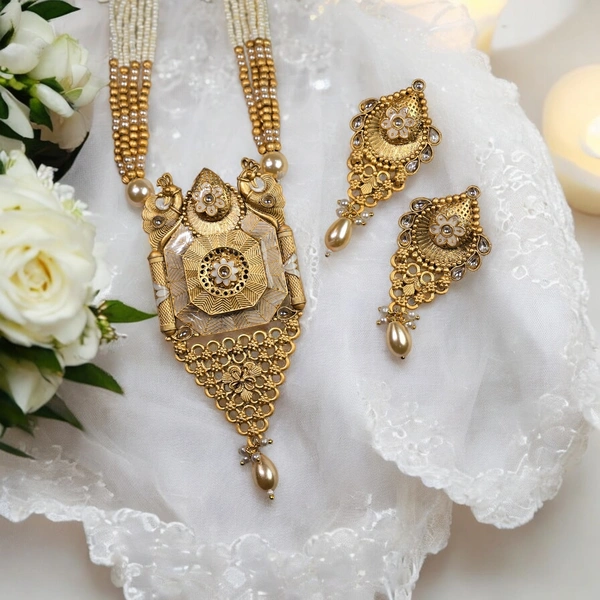 NS023-D40-CNT Kanak Matte Gold Set - Gold
