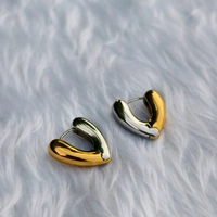 EE080 Korean Dual Heart - Gold