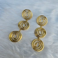 EE057 Korean Spirals - Gold