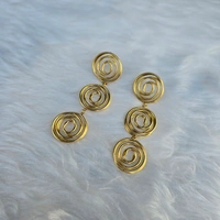 EE057 Korean Spirals - Gold