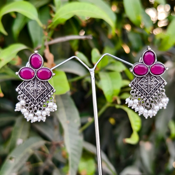 EE025-B21VVS250 Kumuda Oxidized - Pink