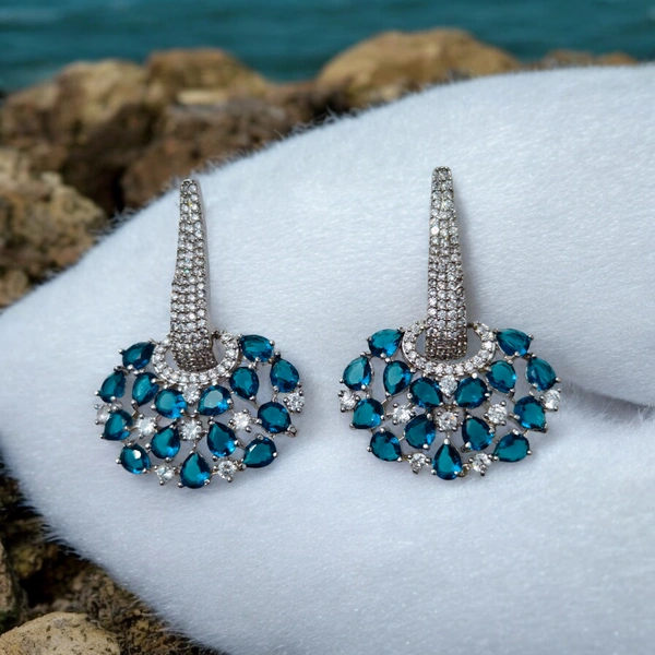 101 Mayuri Blue Earrings