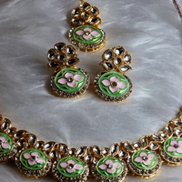 NS021-D49-TNS Meenakari Elegance - Green