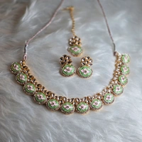 NS021-D49-TNS Meenakari Elegance - Green