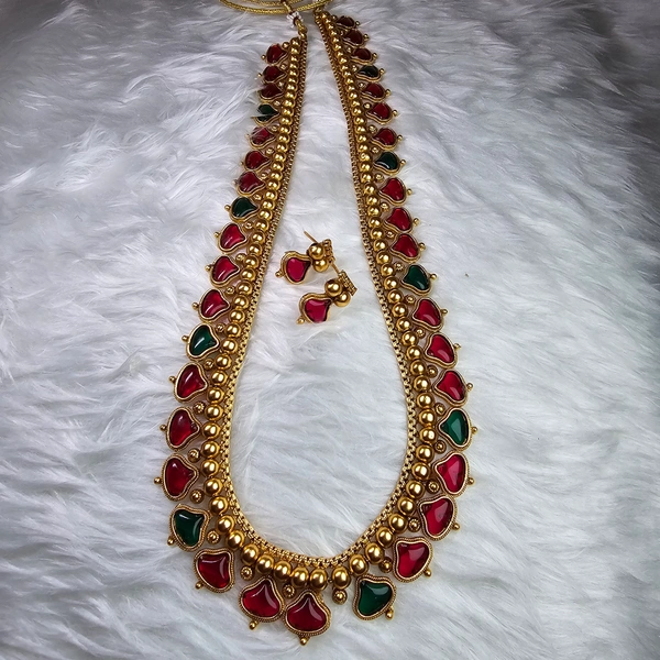 NS010-D22-TTS Mrunmayi Set - Red Green