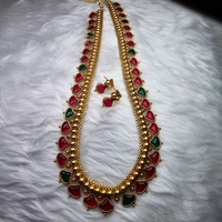 NS010-D22-TTS Mrunmayi Set - Red Green