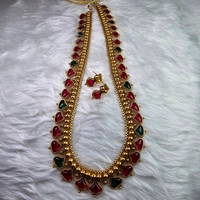 NS010-D22-TTS Mrunmayi Set - Red Green