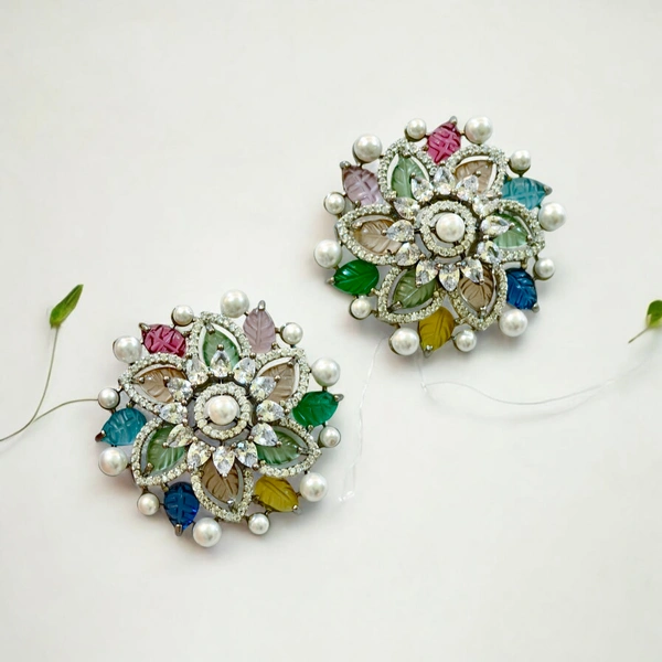 131 Pallavi Multicolour Mandala Earrings