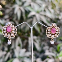 EE023-A02OTS800 Pankaja Earrings - Pink