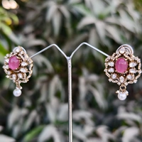 EE023-A02OTS800 Pankaja Earrings - Pink