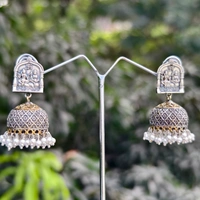 EE027-A35IYS550 Shiv-Parvati Oxidized - Gold