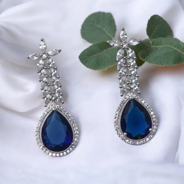 118 Sitara Blue Drop Earrings