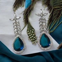 118 Sitara Blue Drop Earrings