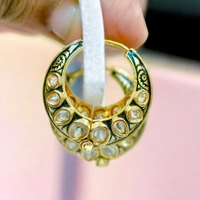 141 Sundara Meenakari Round Earrings