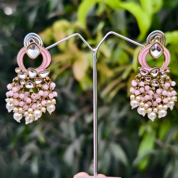 EE014-A06VOT350 Vanita Dangles - Pink