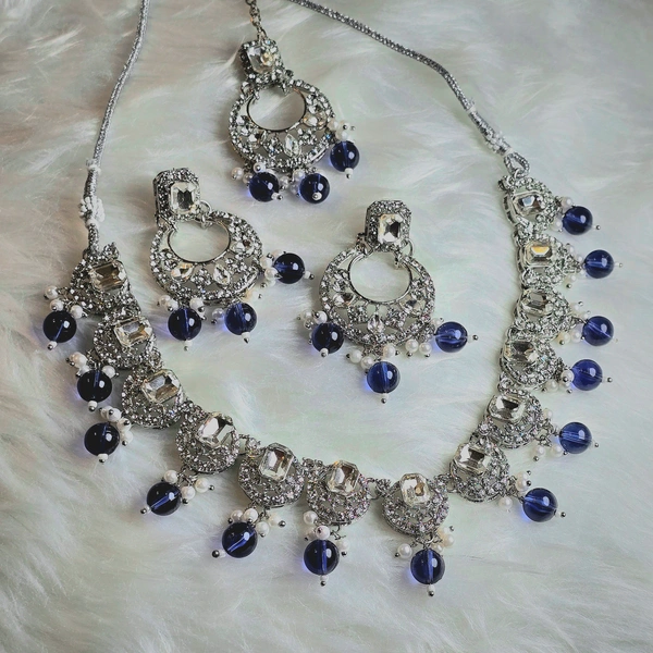 NS007-D09-ISS Varnika Jewel Set - Blue
