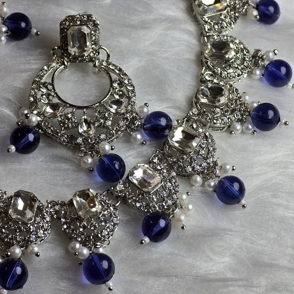 NS007-D09-ISS Varnika Jewel Set - Blue