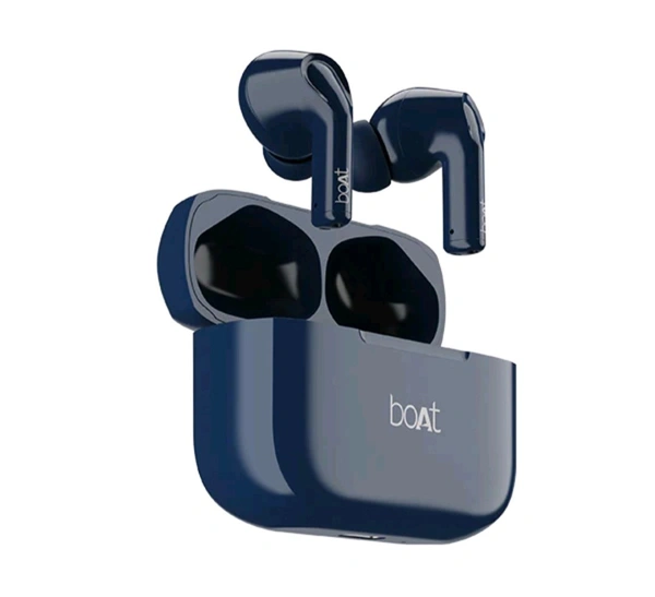 boAt Ear Buds| Wireless Earbuds with Massive Playback of upto 40 Hours, IPX5 Water & Sweat Resistance, IWP Technology, Type C Interface. - Black