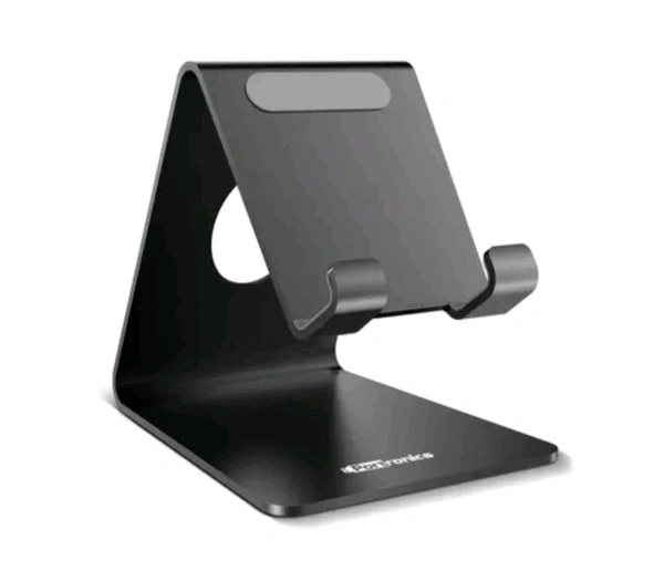 MODESK Universal Mobile Holder Stand, Anti Skid Design, Light Weight for All Smartphones, Tablets, Kindle, iPad.  (Black) - Black