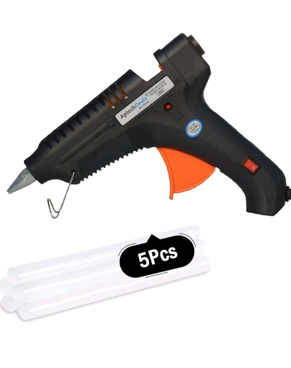 Professional 60 Watt with 5 Pcs Hot Melt Glue Stick & ON / Off Switch.   (1 Pc) - Blue