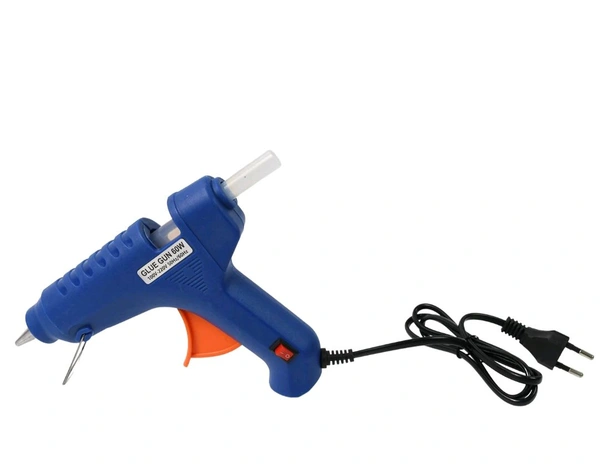 Professional 60 Watt with 5 Pcs Hot Melt Glue Stick & ON / Off Switch.   (1 Pc) - Red