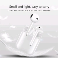 True Wireless Bluetooth headset  Bluetooth Connected Headset. White - White