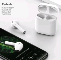 True Wireless Bluetooth headset  Bluetooth Connected Headset. White - White