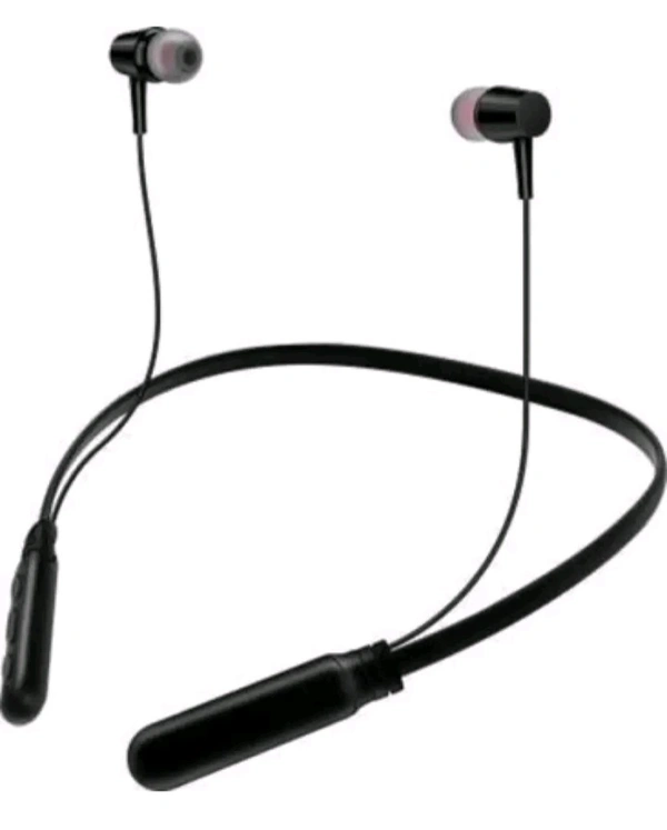 Neckband Truly Wireless Bluetooth Headset (Black, In the Ear) - Black