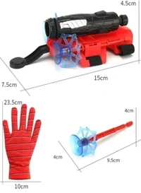 Best Kids Toy Spider Web Shooters Toy Hero Launcher Wrist Toy Set Spider-Man Web Shooters with Real Gadget,Birthday Gift for Kids, Sticky Wall Soft Bomb Funny Children's Educational Toys, Multicolor.