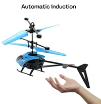 Remote Control Hand Sensor Helicopter Toys With Usb Charging - 3d Light Toys. - Green