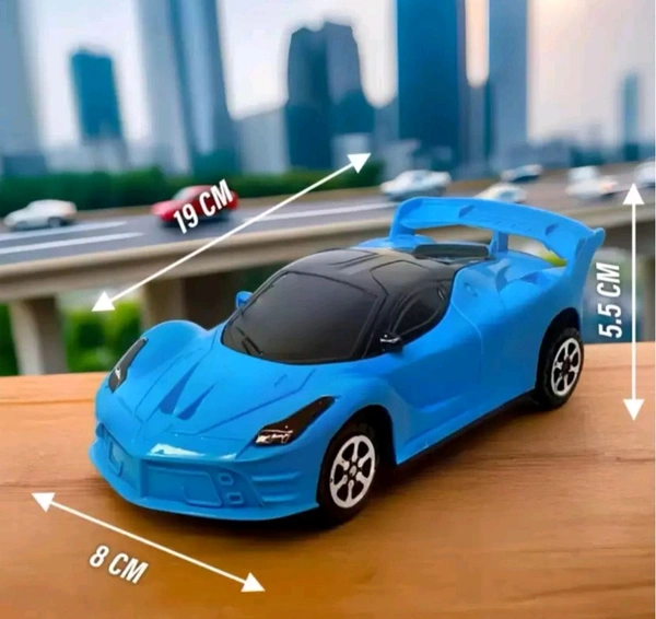 Remote Control Car For Kids High Speed Racing Car With Stylish Looks. - Blue
