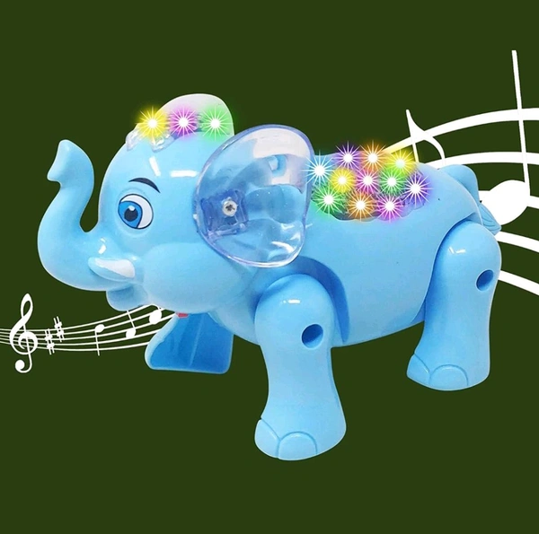 Walking Elephant Toy for Kids Light and Sound Toys for Babies Walking Toy, Moving Animal Toys, Musical Toys, Boys, Girls, Best Birthday Return Gifts for Kids.
