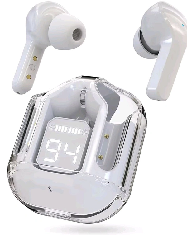 Ultrapod 20-20000 Wireless Earbuds, IPX Water Resistant, 12-Hour Battery Life | better than airpods - White