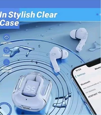 Ultrapod 20-20000 Wireless Earbuds, IPX Water Resistant, 12-Hour Battery Life | better than airpods - Blue