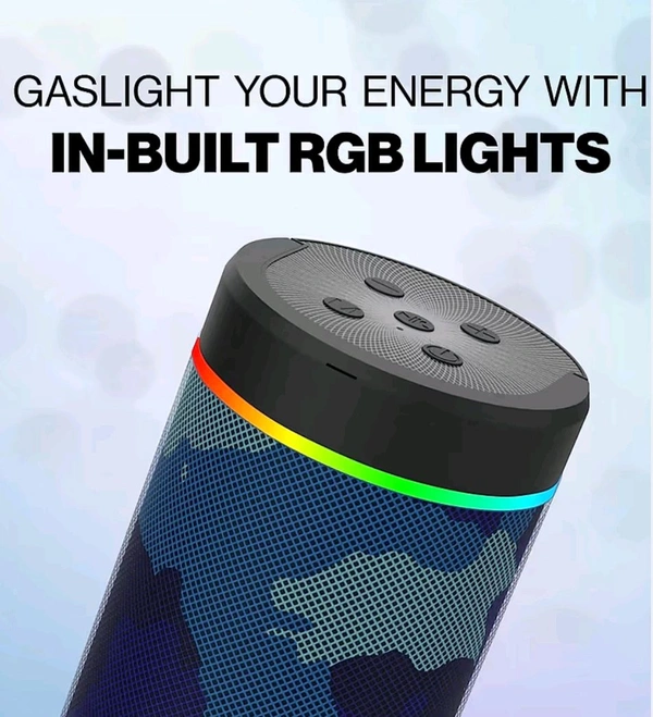 (Portable Bluetooth Speaker) Thunder Sound with Inbuilt Bluetooth Speaker. - Blue