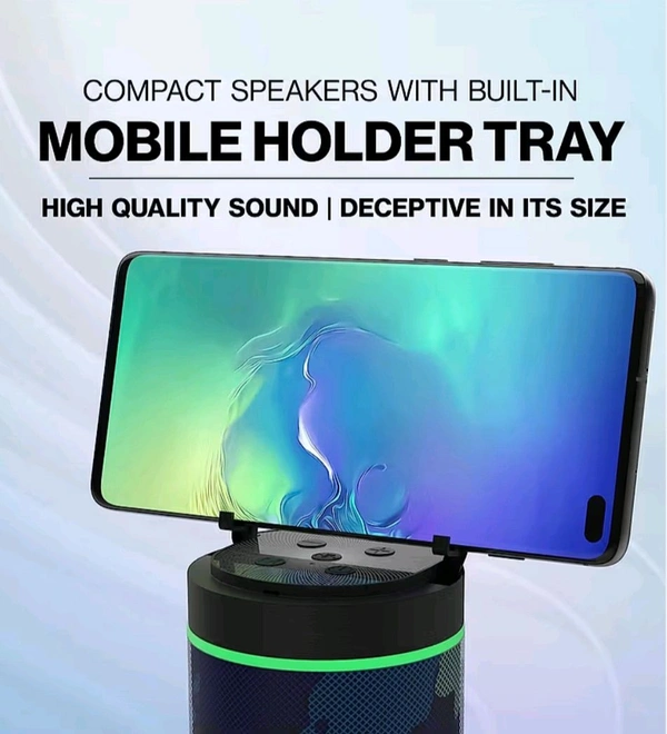 (Portable Bluetooth Speaker) Thunder Sound with Inbuilt Bluetooth Speaker. - Blue