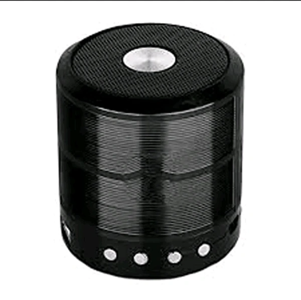 WS-887 Mini Bluetooth Speaker Sound Box Wireless Portable Bluetooth Speaker TF-Card Supported - Black