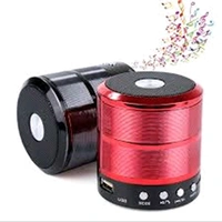WS-887 Mini Bluetooth Speaker Sound Box Wireless Portable Bluetooth Speaker TF-Card Supported - Black