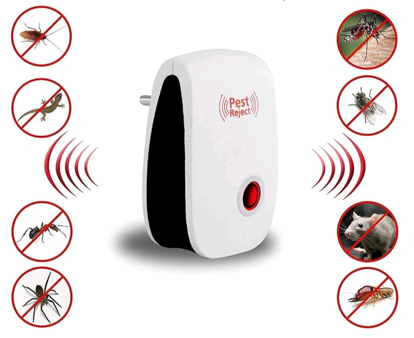 Ultrasonic Pest Repeller to Repel Rats, Cockroach, Mosquito, Home Pest & Rodent Repelling Aid for Mosquito, Cockroaches, Ants Spider Insect Pest Control Electric Pest Repelling.