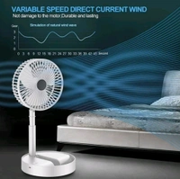 Mini Handheld Portable Fan USB Rechargeable Built-in Battery Operated (1200 mAh) Summer Cooling Desktop Fan with Standing Holder Handy Base for Home, Office, Outdoor (Multicolor)