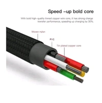 Usb Cable 3 In 1 Multi Fast Charging Data Cable. - Blue