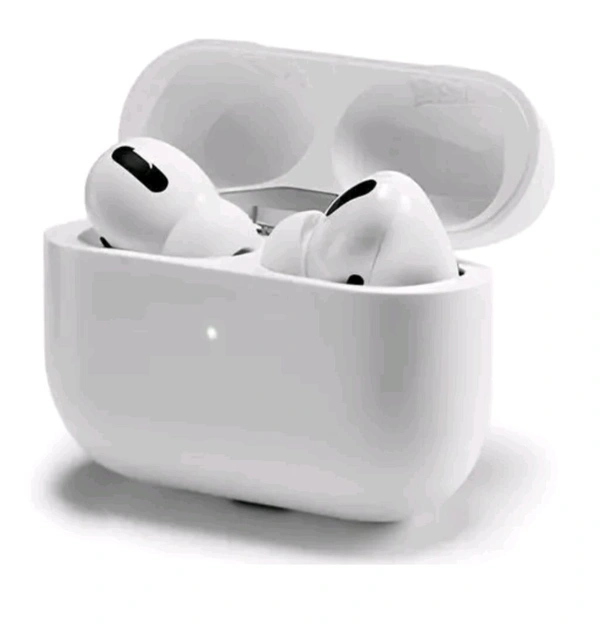 Trending Stylish: True Wireless Bluetooth Headphones Earbuds TWS With Trending Grey Case Cover Best Quality Case Wireless. - White