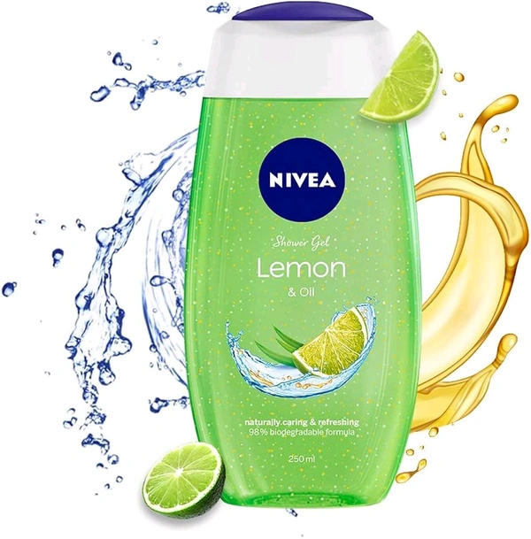 NIVEA Lemongrass & Oil Shower Gel - 250ML