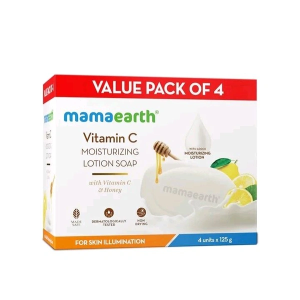MAMAEARTH  Mamaearth Vitamin-C Moisturizing Lotion Soap - 125ML