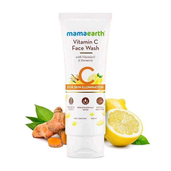 MAMAEARTH  Mamaearth Vitamin C and Turmeric for Skin Illumination Face Wash - 100ML