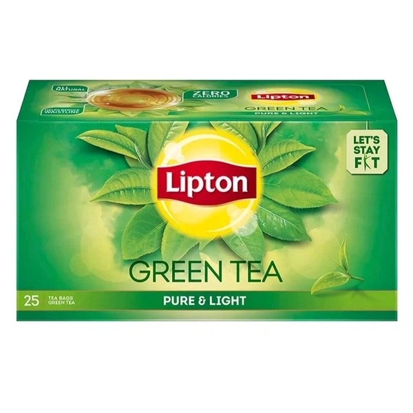Lipton Pure & Light Green Tea Bags - 25 Bags