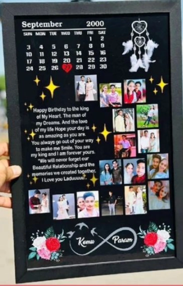 Birthday Photo Frame  - A4